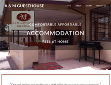 Tablet Screenshot of amguesthouse.co.za